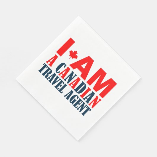 Ik ben Canadese reisagent Servet (Hoek)