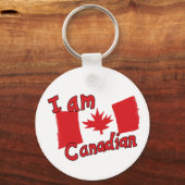 Ik ben Canadese Sleutelhanger (Voorkant)