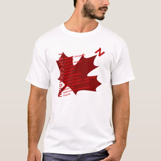 IK BEN CANADIAN T-SHIRT #3 (Voorkant)