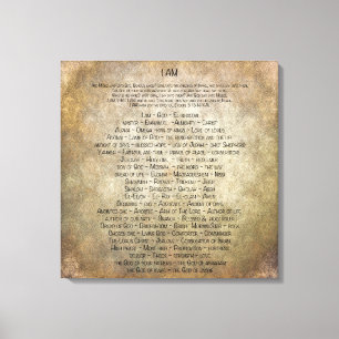 Ik ben canvas afdruk