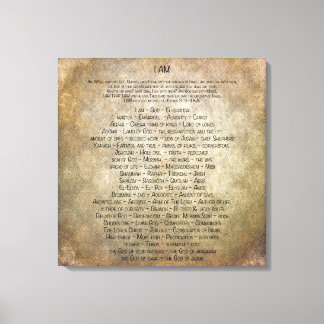 Ik ben canvas afdruk