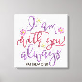 Ik ben- Canvas (Glans) Afdruk (Voorkant)