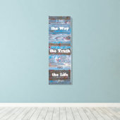 Ik ben Canvas Triptiek Set Afdruk (Insitu (Houten vloer))