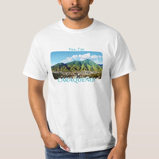 Ik ben CARAQUEÑO. Nationaal Park van Avila T-shirt (Voorkant)