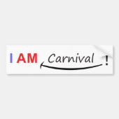 Ik ben Carnival Bumpersticker (Voorkant)