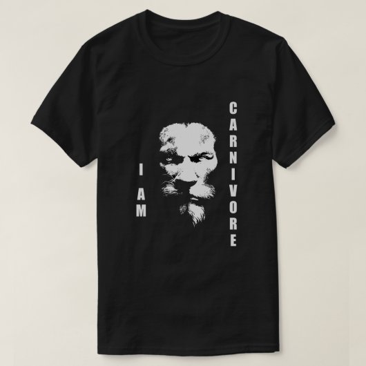 IK BEN CARNIVORE T-SHIRT (Design voorkant)