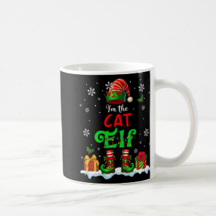 Ik ben Cat Elf Kerst Elf Kostuum Kat Eigenaar Fami Koffiemok