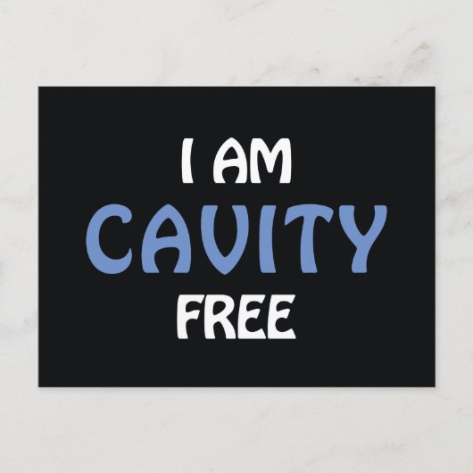 Ik ben Cavity Free Briefkaart (Voorkant)
