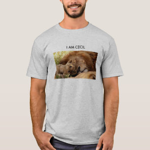 Ik ben Cecil de Leeuw met zijn welp T-shirt