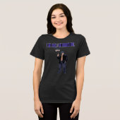 IK BEN CHAD, IK BEN NUMMER ÉÉN Tri-Blend SHIRT (Voorkant volledig)
