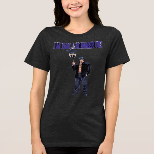 IK BEN CHAD, IK BEN NUMMER ÉÉN Tri-Blend SHIRT (Voorkant)