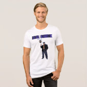 IK BEN CHAD, IK BEN NUMMER EEN Tri-Blend SHIRT (Voorkant volledig)