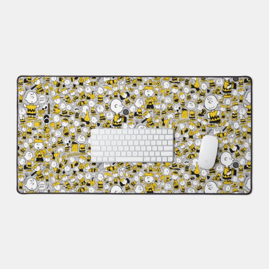 Ik ben Charlie Brown Pattern Bureaumat (Keyboard & Muis)