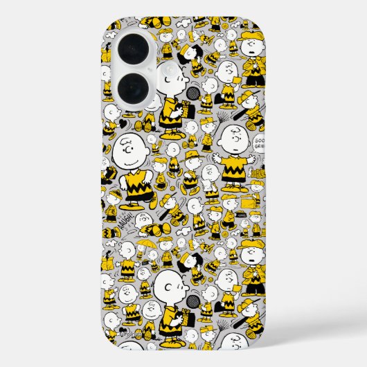 Ik ben Charlie Brown Pattern Case-Mate iPhone Case (Achterkant)
