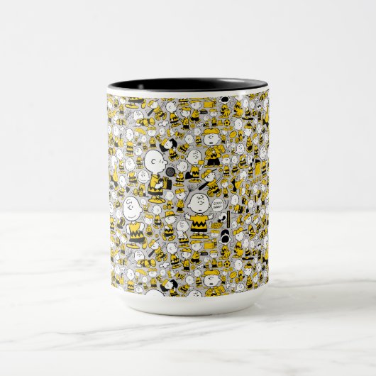 Ik ben Charlie Brown Pattern Mok (Midden)