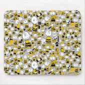 Ik ben Charlie Brown Pattern Muismat (Voorkant)
