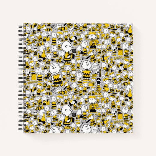 Ik ben Charlie Brown Pattern Notitieboek (Voorkant)