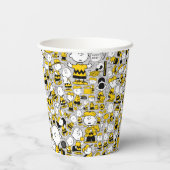 Ik ben Charlie Brown Pattern Papieren Bekers (Achterkant)