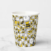 Ik ben Charlie Brown Pattern Papieren Bekers (Links)