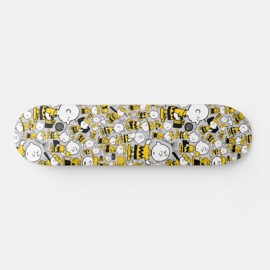 Ik ben Charlie Brown Pattern Persoonlijk Skateboard (Horizontaal)