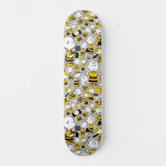 Ik ben Charlie Brown Pattern Persoonlijk Skateboard (Voorkant)