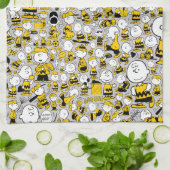 Ik ben Charlie Brown Pattern Theedoek (Gevouwen)