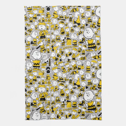 Ik ben Charlie Brown Pattern Theedoek (Verticaal)