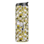 Ik ben Charlie Brown Pattern Thermosbeker (Gedraaid links)