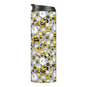 Ik ben Charlie Brown Pattern Thermosbeker (Geroteerd rechts)