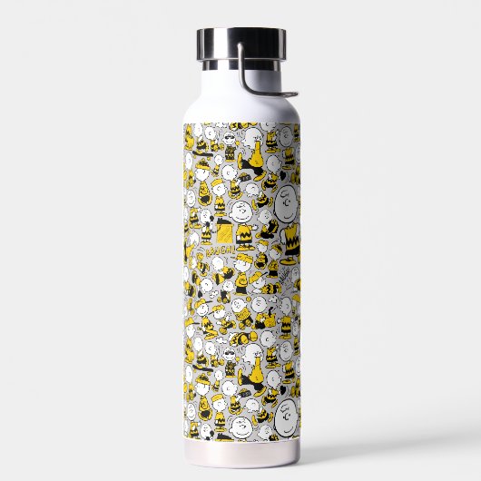 Ik ben Charlie Brown Pattern Waterfles (Links)