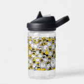 Ik ben Charlie Brown Pattern Waterfles (Links)