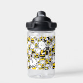Ik ben Charlie Brown Pattern Waterfles (Achterkant)