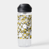 Ik ben Charlie Brown Pattern Waterfles (Achterkant)