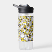 Ik ben Charlie Brown Pattern Waterfles (Rechts)