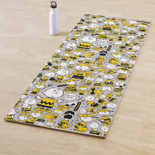 Ik ben Charlie Brown Pattern Yogamat