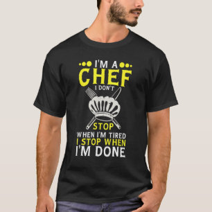 Ik ben chef-kok Sous chef-kok Culinaire chef-kok C T-shirt
