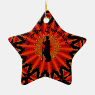 Ik ben Cherokee Keramisch Ornament