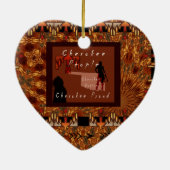 Ik ben Cherokee Keramisch Ornament (Achterkant)