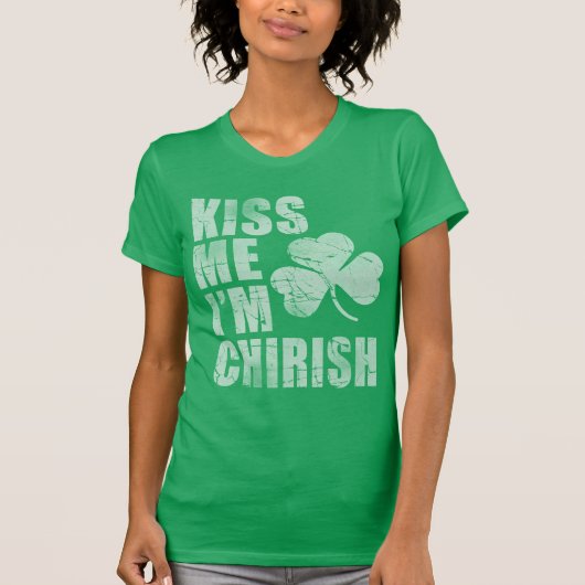 Ik ben Chirish St Patrick's Day T-shirt (Voorkant)
