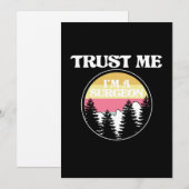 Ik ben chirurg chirurg Medische Doctor Neurology G Bedankkaart (Voorkant / Achterkant)