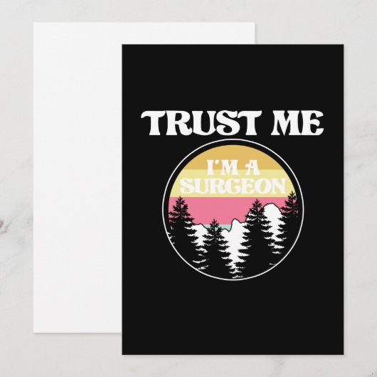 Ik ben chirurg chirurg Medische Doctor Neurology G Bedankkaart (Voorkant / Achterkant)