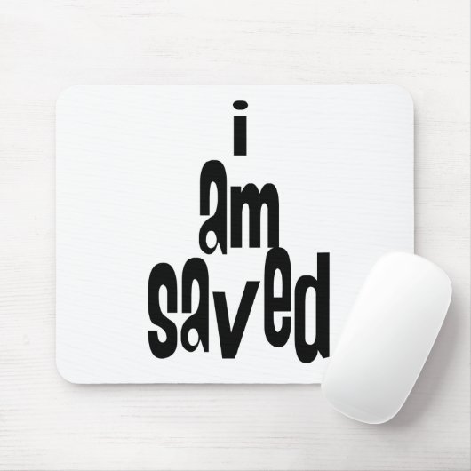 Ik ben Christelijk gered Muismat (Met muis)