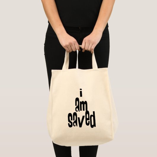 Ik ben Christelijk gered Tote Bag (Voorkant (product))