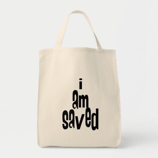 Ik ben Christelijk gered Tote Bag (Voorkant)