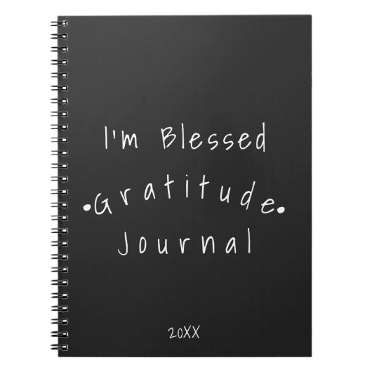 Ik ben Christelijk Journal Blessed Gratitude Notitieboek (Voorkant)
