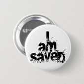 Ik ben Christelijk opgeslagen Ronde Button 5,7 Cm (Voorkant /achterkant)