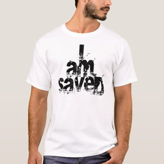 Ik ben Christelijk opgeslagen T-shirt (Voorkant)