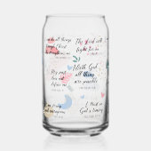 Ik ben Christelijke bevestigingen Blikvorm Glas (Voorkant)