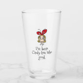 Ik ben Cindy-Lou die goed is Glas (Voorkant)