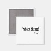 Ik ben CK ES Funny Trump 2024 Sarcastische Gezegde Magneet (Voorkant / Achterkant)